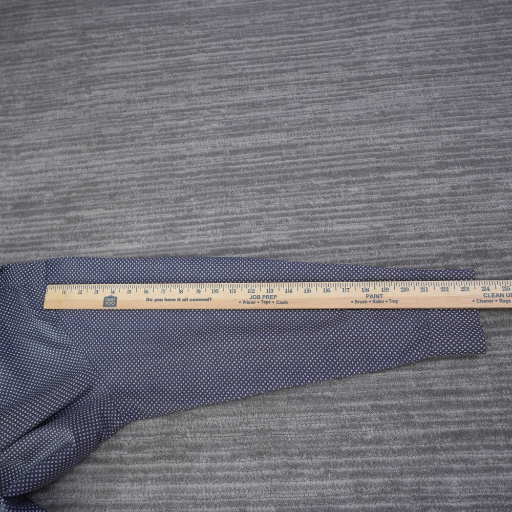 Black Label By Ruffini Shirt Men Button Up Italy Slim Fit Long Sleeve XL 17 17.5 - Picture 6 of 10